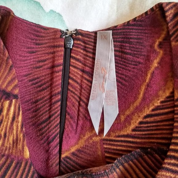 Melissa McCarthy Seven7, High Low Swing Top, Size 1X - Picture 4 of 7